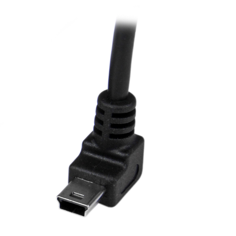 StarTech USBAMB1MU 1m Mini USB Cable - A to Up Angle Mini B